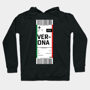 Verona boarding pass Hoodie